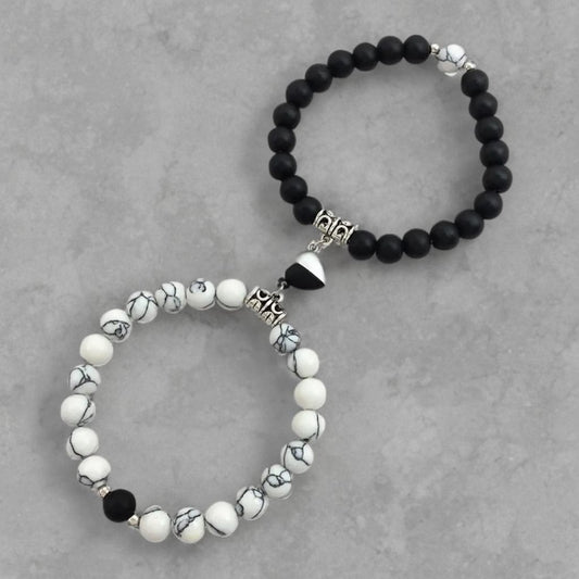 Eternal Connection Magnetic Couple Bracelet Set