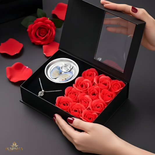 Luxury Soap Rose & Necklace Gift Set - The Ultimate Surprise